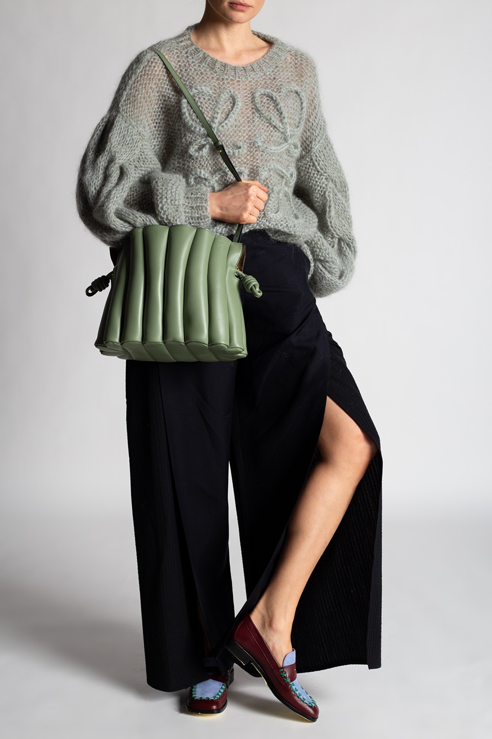 Knitted sweater Loewe - loewe crew neck two-tone sweatshirt